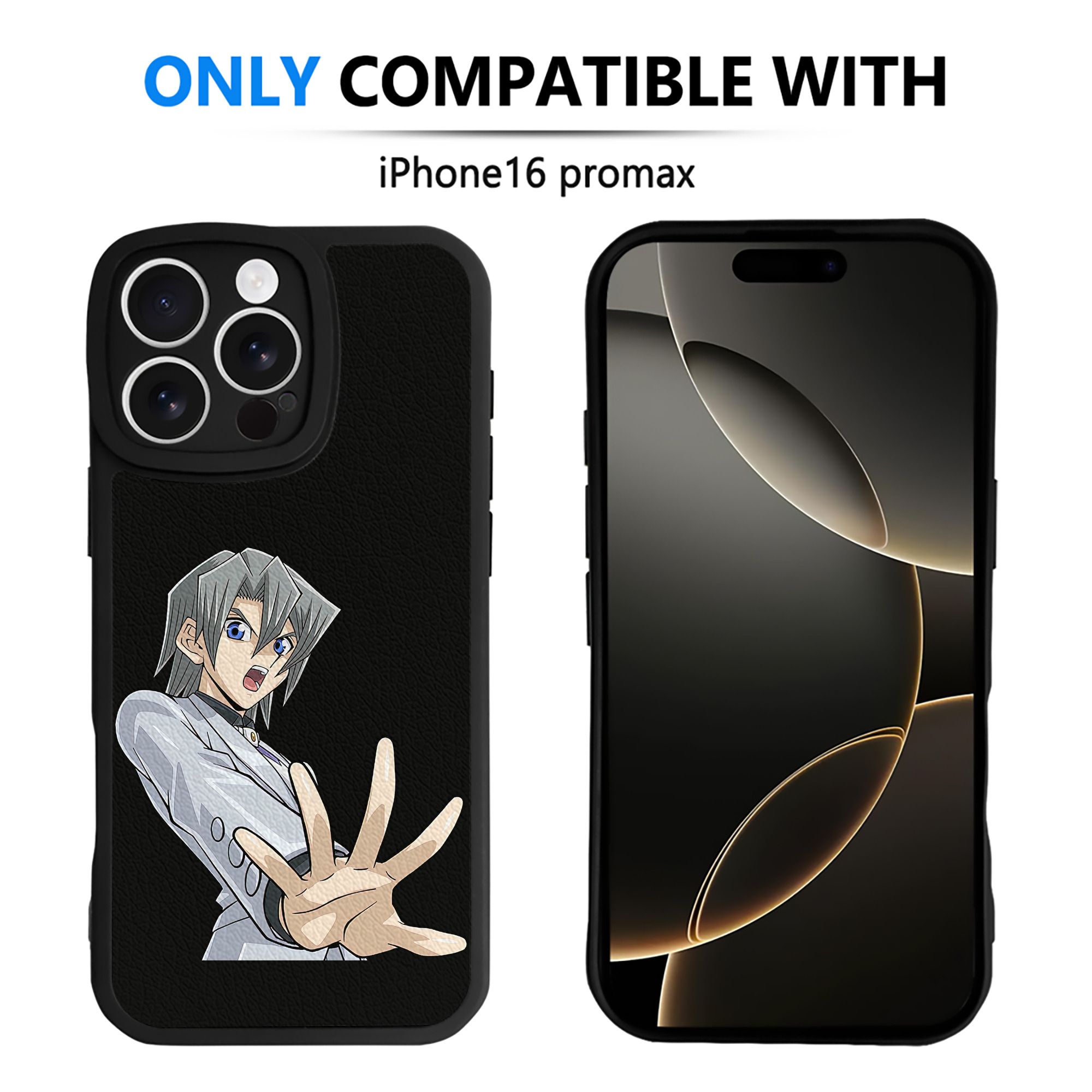 遊☆戯☆王 Yu-Gi-Oh! 【iPhone 16シリーズ対応】シリコンスマホケース（レザー調） 材質：シリコン